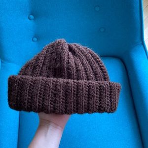 Vintage Brown fisherman beanie